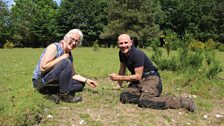 Jo Jones of Plantlife with Mike Dilger