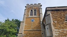 The church looking splendid in the sunshine...