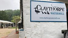 The team began the day at Claythorpe Watermill....