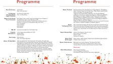 Festival of Remembrance - Order of Service 2021