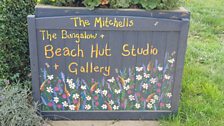 The first destination today .....The Beach Hut Studio..