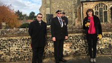 Julie met some of those preparing to take part in their Remembrance service