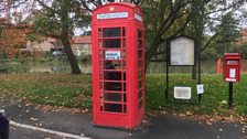 A red phone box at Wereham held the final clue code