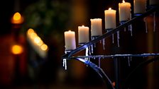 Candles at Salisbury Cathedral