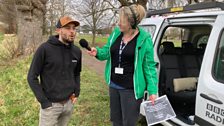 Rachel has a chat with one of the organisers Ben about the event before heading off...