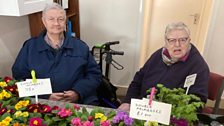 Ernie and Barbara at Hale Magna Village Hall