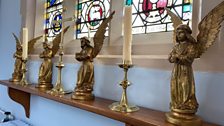 Wooden Angels at St Gibert and St Hugh's Parish Church