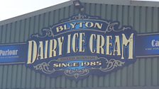 Next up ...time for a treat at Blyton Ice Cream...