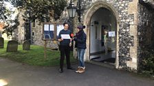 St Peter's Church at Cringleford was where Julie earned the final clue