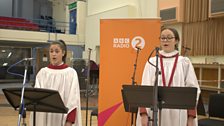  Young Chorister of the Year Ruby and runner up Mila