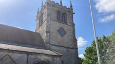 The team arrived at St Lawrence Church...open as part of the West Lindsey Churches Festival.....