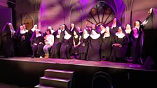 The New Taverham Players were finally putting on Sister Act after it was delayed by covid