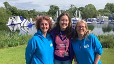 Sally, Jess and Suzi were there to welcome the team....just check out the equipment in the background!!