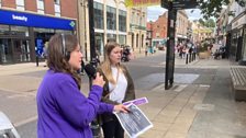 Next it was on to the centre of Lincoln.....the Cornhill to be exact where Jess met Jenny!