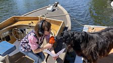 Julie meets ferry helper Jet!