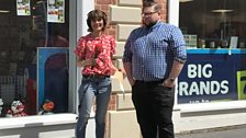 The shop was selling tickets for next Sunday's charity plastic duck race in the town