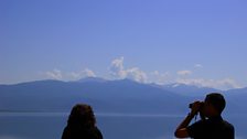 Lake Prespa from North Macedonia