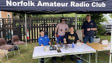 The Norfolk Amateur Radio Club had clue five at their event in Barford, with a member we know very well!