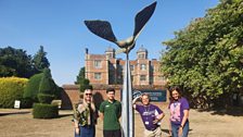 Karl and driver Claire met Lynsey and Angus at the start point...Doddington Hall