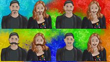 Lucy Gleave designed this montage of variously moustachio-ed Rutherfords and Frys