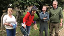 The clue was kindly placed by a group who are restoring the cemetery