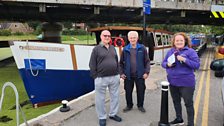 Rodney and Richard were there to meet Amy by the Boston Belle...all aboard!