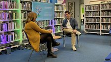 Serena Terry in conversation with Richard O’Reilly at Derry Central Library