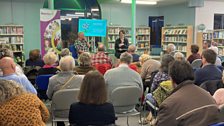 Author Colin Bateman in conversation with Kathy Clugston at Ballyclare Library