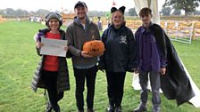 Julie and some of those at the Pumpkin Carving Station