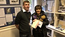 After earning the next clue, Julie had a chat with Jamie from the Heritage Centre