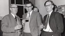 On the left Eric Hammond and on the right David Bryson, two of the founding figures of the ý in Norwich