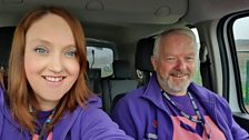 Our father and daughter team of Claire and Alan thought they new where they were going....they know the drill!