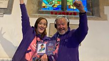 They did it!  It was a win for the father and daughter duo, Claire and Alan, who were VERY happy!...