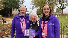 Claire and Alan also met with Vicar Sue....