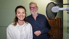 Michelle Fairley and Stuart Graham in Studio 3, Broadcasting House