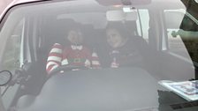 Rachel seemed to kidnap Sue....they were just keeping warm in the car.....honestly!