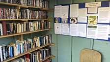 During lockdown, the shelter was turned into a book exchange