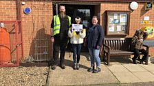 Julie and friends in Narborough.