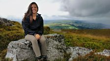 Lizzie on Blorenge mountain