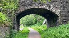 Former Gilwen Halt railway bridge