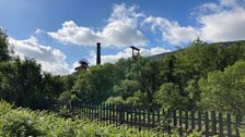 Approaching the Rhondda Heritage Park