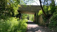 Fomer railway track path