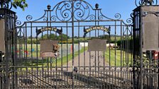 Memorial park gates Corwen