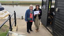 Julia had put clue two in place for us on the quayside in Reedham