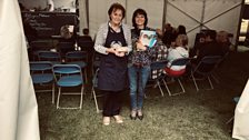 The cookery theatre at the Crab and Lobster Festival in Cromer was the day's final location