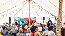 Live from inside the tent at the Hay Festival