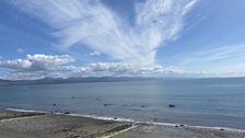 Looking across to Harlech ...