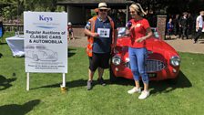 The fifth and final clue of the day was at a classic car show in Mundesley