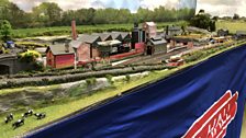 After finding clue two at Ludham, Courtney headed to a model railway exhibition in Stalham