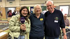 Courtney meets some members of the Broadland Model Railway Club